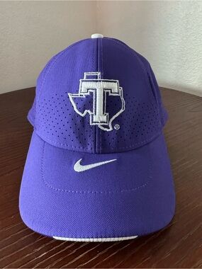 Nike Legacy Dri-Fit Tarleton State University Texas Purple Baseball Cap Hat